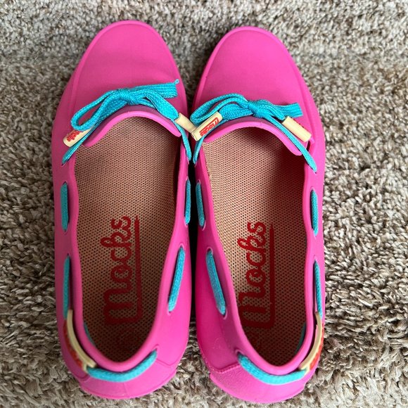 Mocks Women's Pink Mocklite Driver Rubber Loafers - Picture 5 of 11